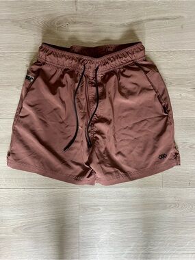 LEG3ND Men’s Athletic Shorts Size Small Brown Running Gym Lightweight
